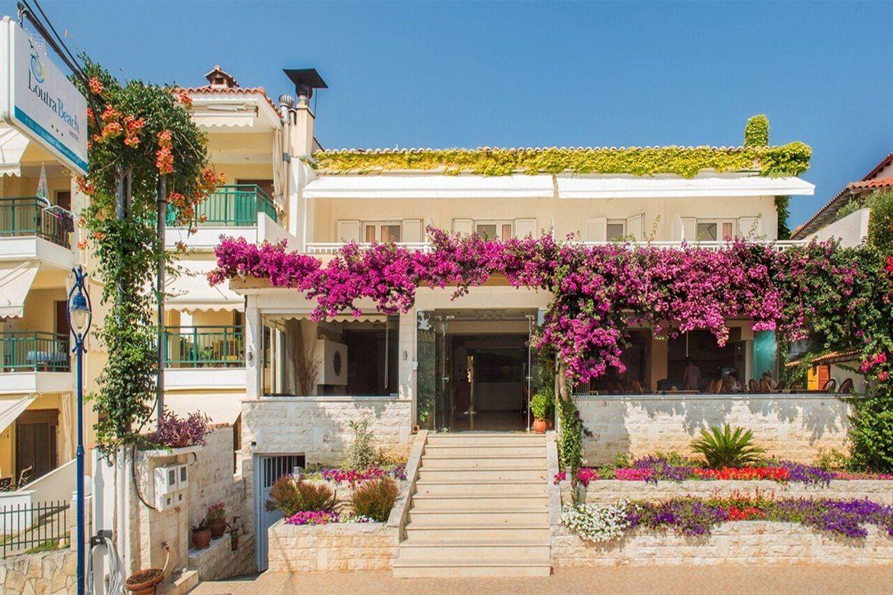Xenios Loutra Village Beach Hotel アギア・パラスカヴィ エクステリア 写真