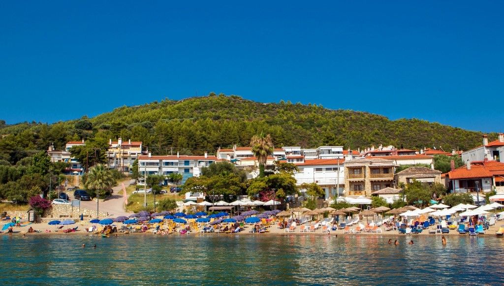 Xenios Loutra Village Beach Hotel アギア・パラスカヴィ エクステリア 写真